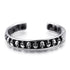 Armreif herren totenkopf chain panzerkette edelstahl bracelet skull
